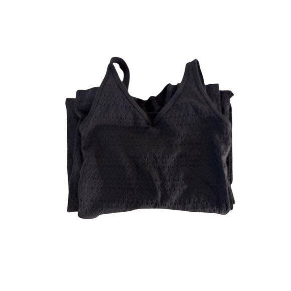 JoyLab Textured Black Jumpsuit, Size XS - Picture 1 of 5